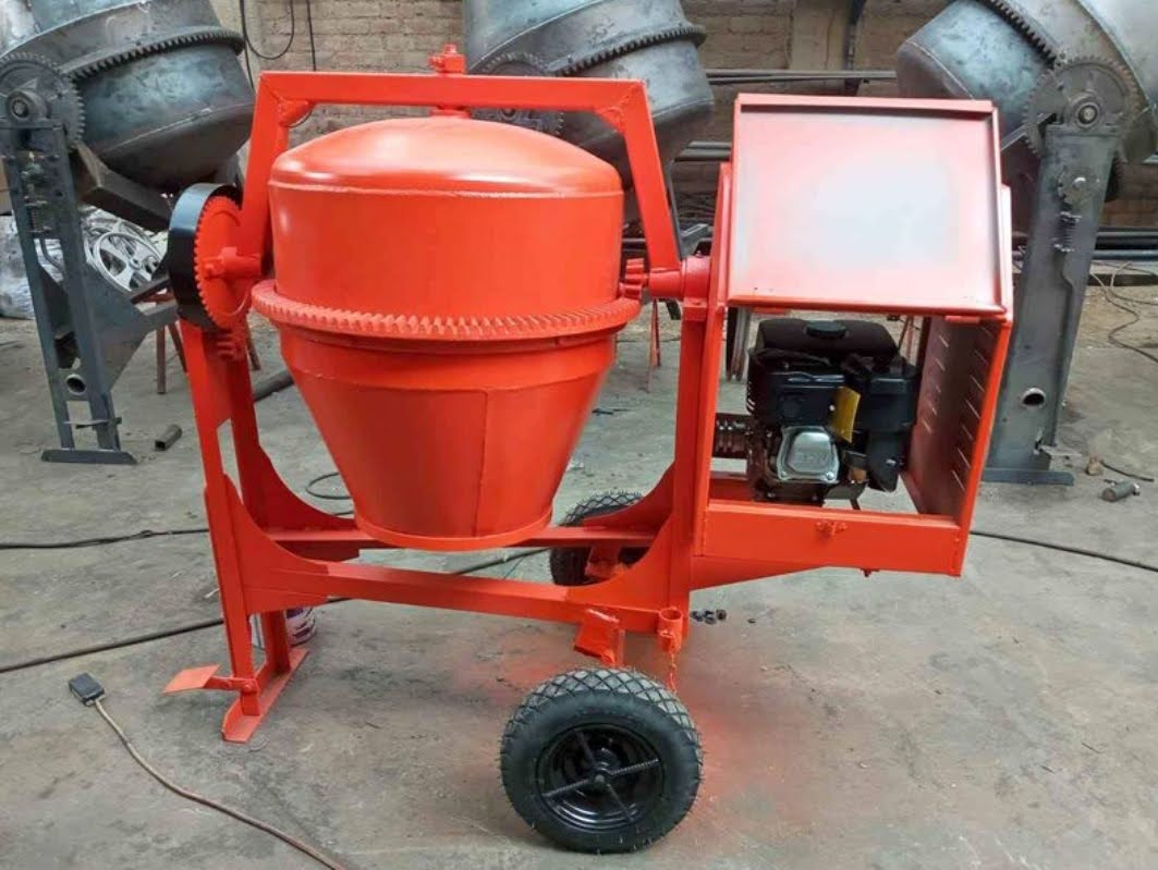Mezcladora de concreto con motor